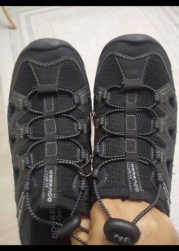 Erkek Siyah Gri Bağcıklı Outdoor dockers 42 - Görsel 5