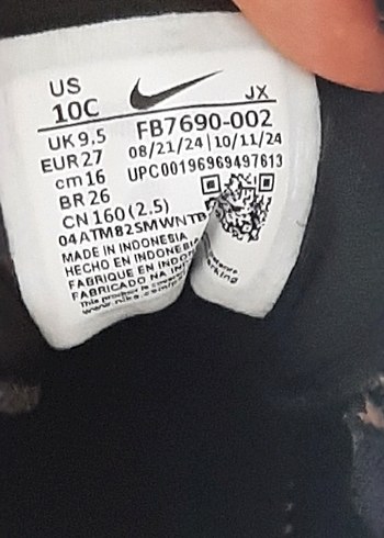 Nike Kız Çocuk Siyah-Pembe Spor Ayakkabı 26 - Görsel 3