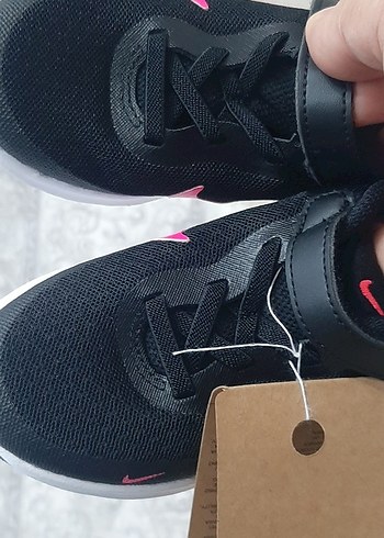 Nike Siyah-Pembe Kız Çocuk Spor Ayakkabı 27 Revolution 7 - Görsel 8