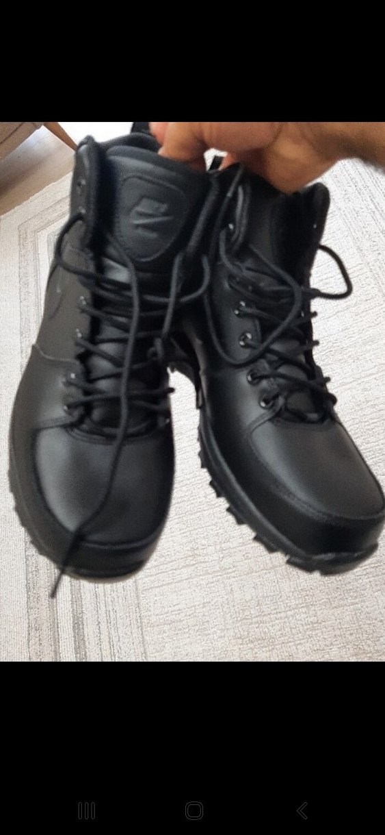 Siyah Bağcıklı Erkek deri Bot 42.5 - Görsel 5