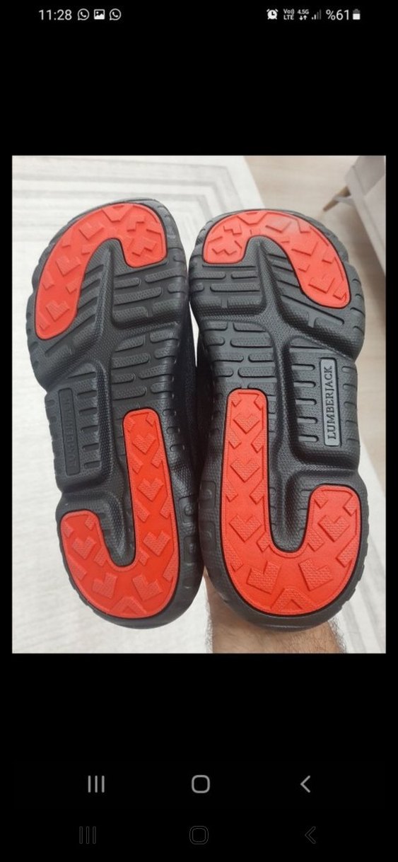 Kırmızı Detaylı Erkek Spor Terlik 41 - Görsel 3