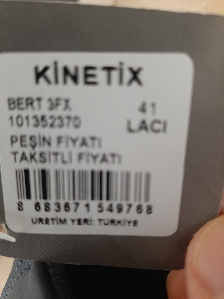 Mavi Gri 41 kinetix Erkek Günlük Spor Ayakkabı - Görsel 3