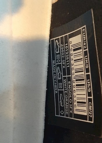 Lumberjack Engolo 5fx Beyaz-Turuncu Spor Ayakkabı 43 - Görsel 12