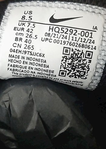 Nike Vapor Lite 3 Erkek Siyah Tenis Ayakkabısı 42 - Görsel 4