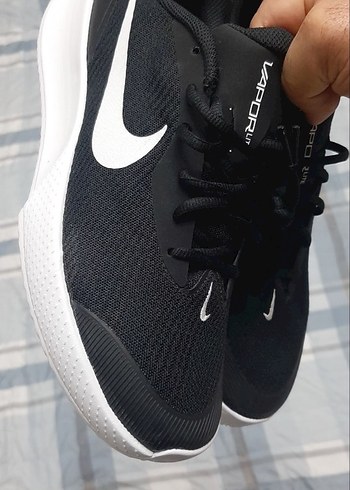 Nike Vapor Lite 3 Erkek Siyah Tenis Ayakkabısı 42 - Görsel 3