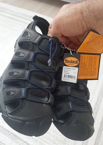 Dockers 41  by Gerli Siyah Erkek Sandalet - Görsel 7