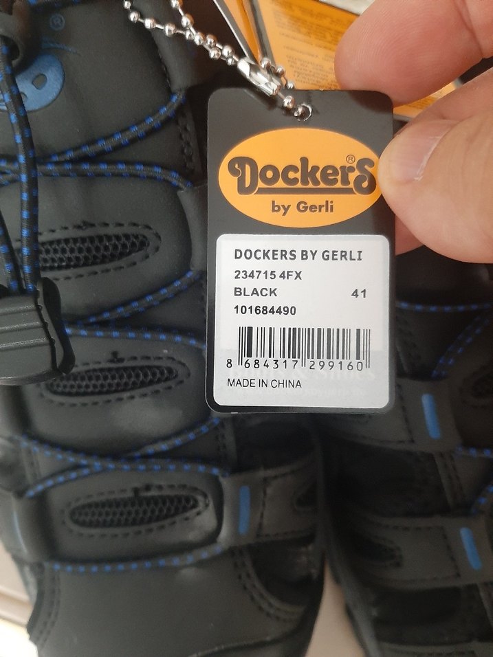 Dockers 41  by Gerli Siyah Erkek Sandalet - Görsel 2