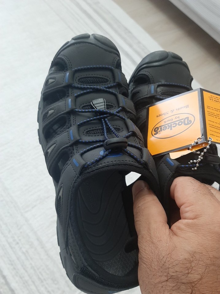 Dockers 41  by Gerli Siyah Erkek Sandalet - Görsel 4