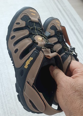 40 Beden Dockers 40 Biker Tarzı Erkek Sandalet Velcro