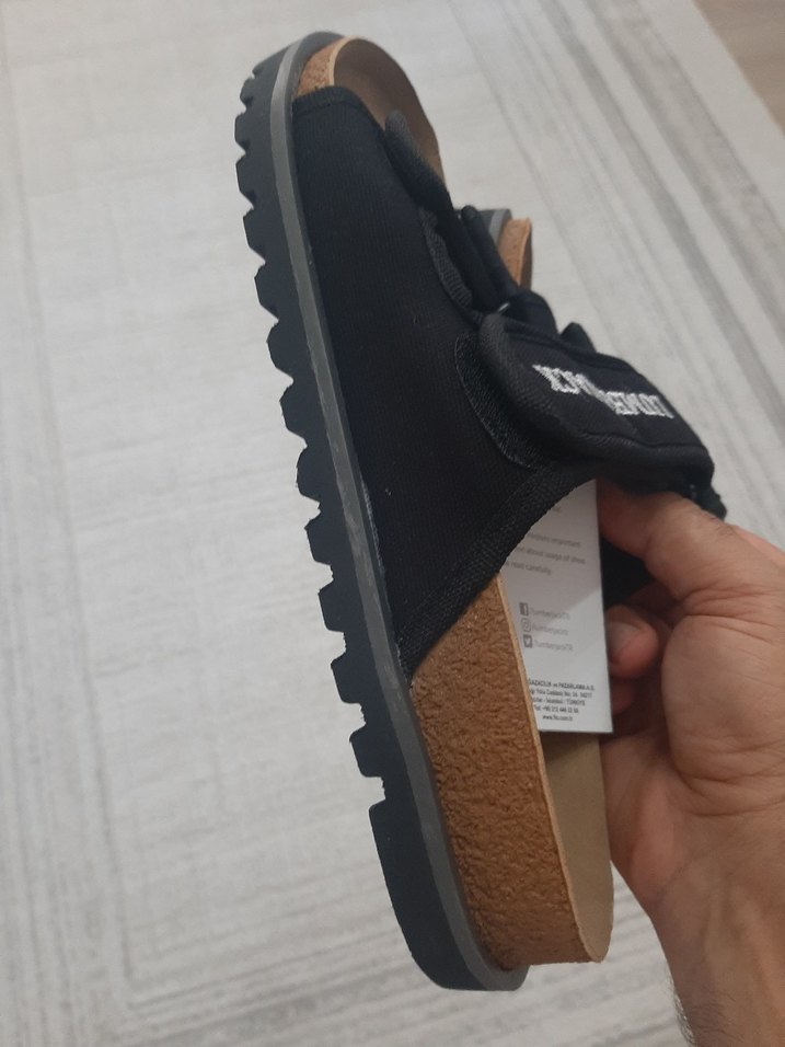 Siyah Lumberjack 41 Tokalı Erkek Sandalet - Görsel 4