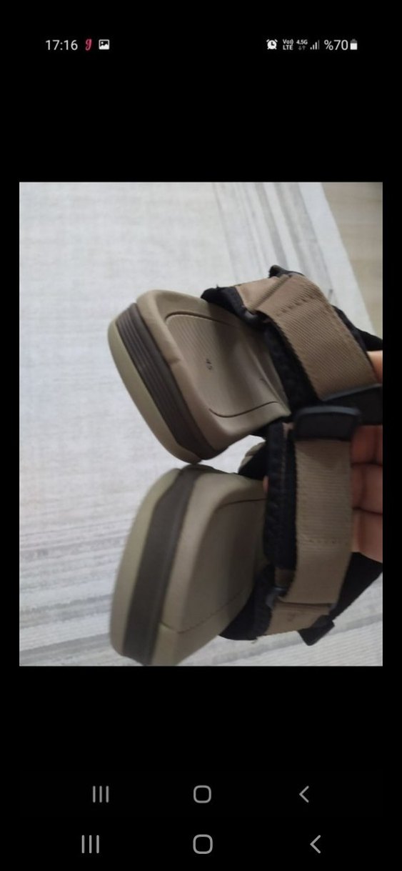 Kahverengi dockers 45  Desenli Erkek Sandalet - Görsel 3