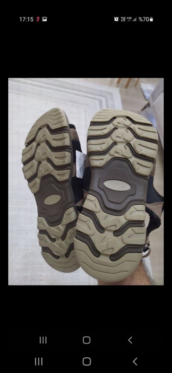 Kahverengi dockers 45  Desenli Erkek Sandalet - Görsel 2