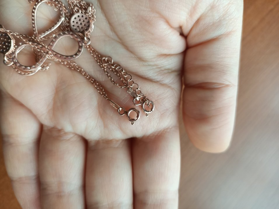 Sonsuzluk Kolye bileklik set 925 ayar - Görsel 5