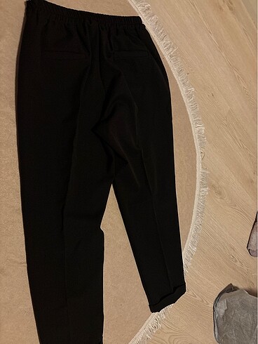 Siyah kumaş pantolon - Görsel 4