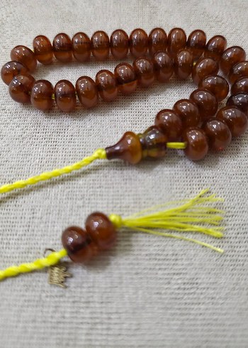 Sıkma Kehribar Tesbih - Görsel 2