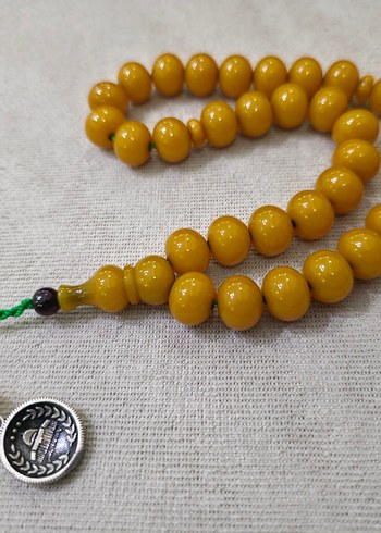 Sıkma Kehribar Tesbih - Görsel 2