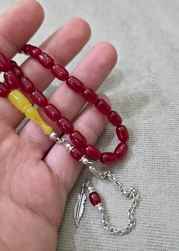 Sıkma Kehribar Tesbih - Görsel 2