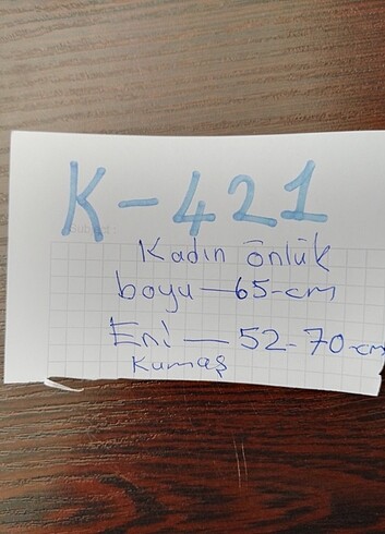 Kadın mutfak önlüğü - Görsel 7