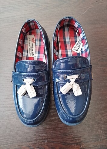 Çocuk ayakkabı rugan deri sağlam temiz - Görsel 7