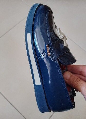 Çocuk ayakkabı rugan deri sağlam temiz - Görsel 8