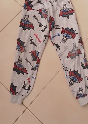 Gri Batman Baskılı Erkek Çocuk Eşofman Altı