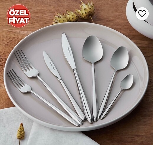 Karaca new flow Çatal kaşık bıçak seti