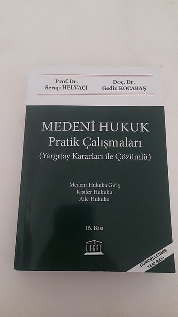 Medeni hukuk pratik çalışmaları 