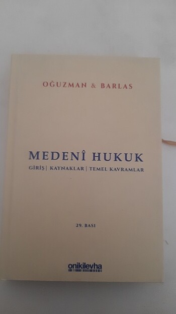Oğuzhan Barlas Medeni hukuk kitabı