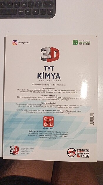  Beden 3D TYT KİMYA 