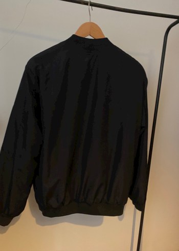 s Beden siyah Renk Siyah Fermuarlı Kadın Street Wear Ceket