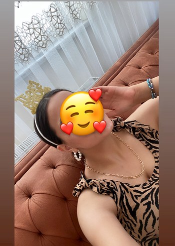 m Beden kahverengi Renk Elbise