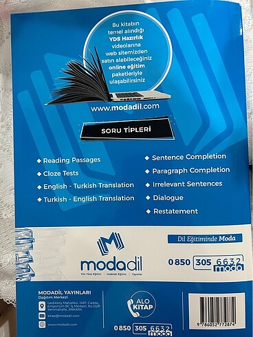 Beden Renk MODADİL YDS SINAV STRATEJİLERİ 1-2 (GRAMER KONULARI + SORU TİPLE