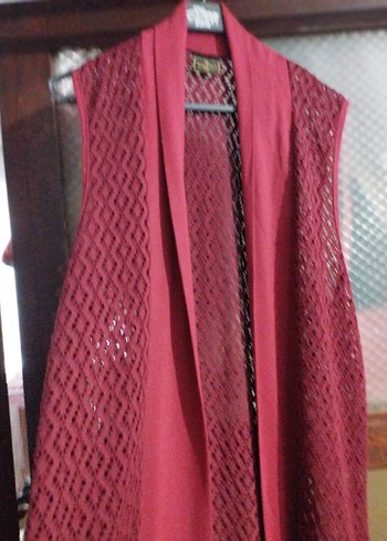 Bordo Kadın Uzun Kollu Sabahlık - Görsel 5