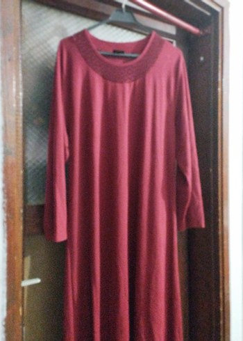 Bordo Kadın Uzun Kollu Sabahlık - Görsel 3