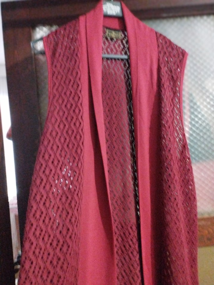 Bordo Kadın Uzun Kollu Sabahlık - Görsel 5