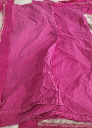 Pembe Nakışlı Yatak Örtüsü - Görsel 8