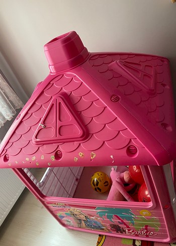 Barbie Temalı Pembe Oyun Evi - Görsel 2