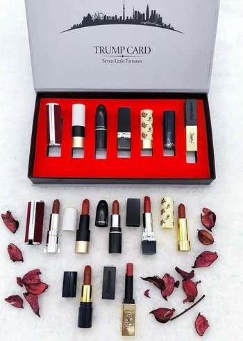 Lüx marka  Bordo Ruj Seti - Trump Card - Görsel 2