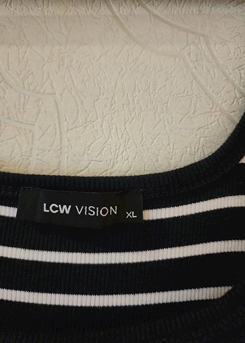 xl Beden Çizgili Uzun lacivert Kadın Elbise