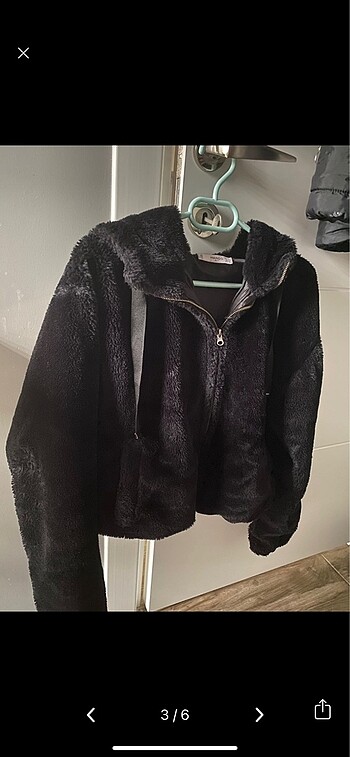 Mango peluş kürk