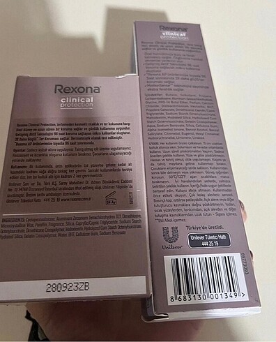 Diğer Rexona ikili set