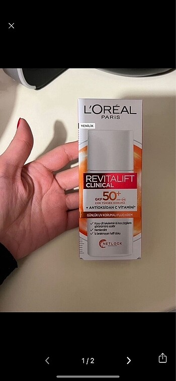 Loreal güneş kremi
