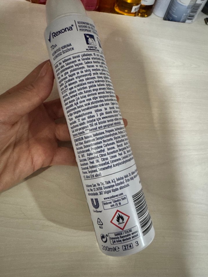 Rexona Kadın Deodorant 200ml - Görsel 2