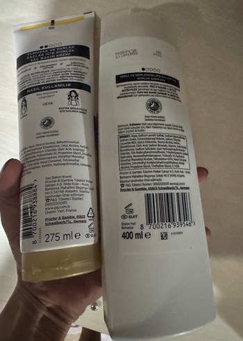 Pantene Nem Yüklemesi Şampuan 400ml - Görsel 2