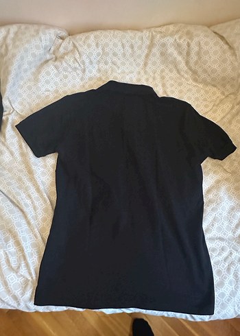 Siyah Düğmeli Erkek Polo Tişört - Görsel 2
