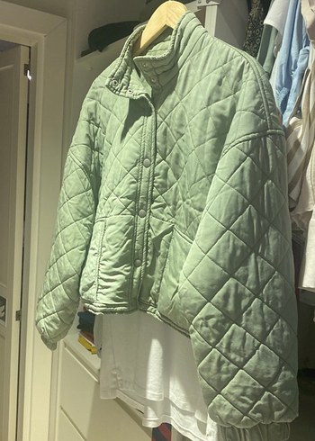 Mavi marka kapitone ceket - Görsel 2