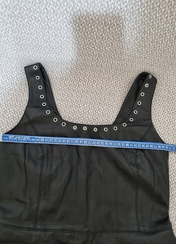 Mango deri elbise - Görsel 6