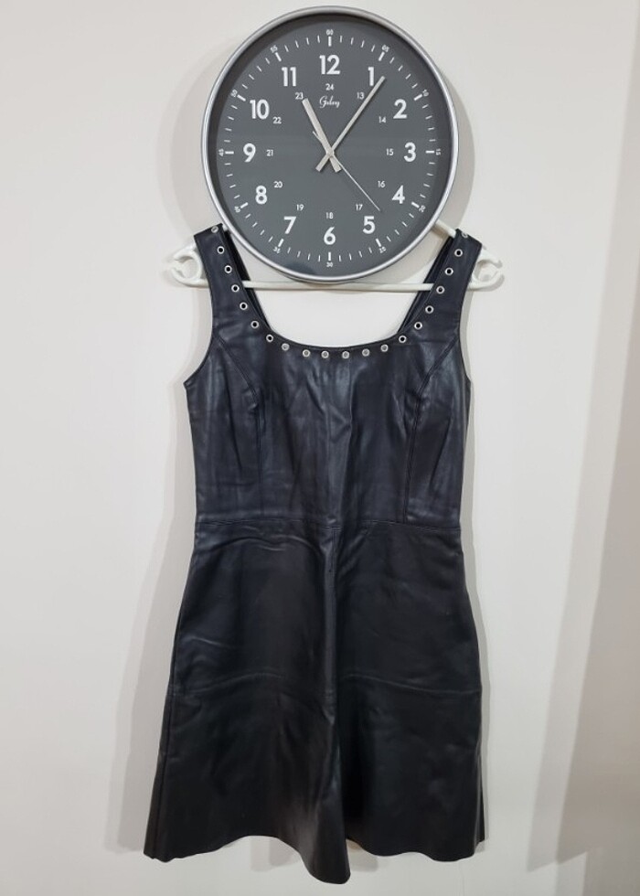 Mango deri elbise - Görsel 2