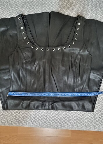 Mango suni deri elbise - Görsel 4