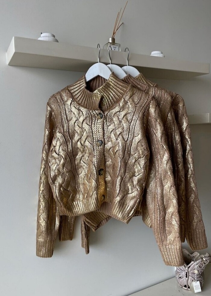 Zara folyo hırka - Görsel 2